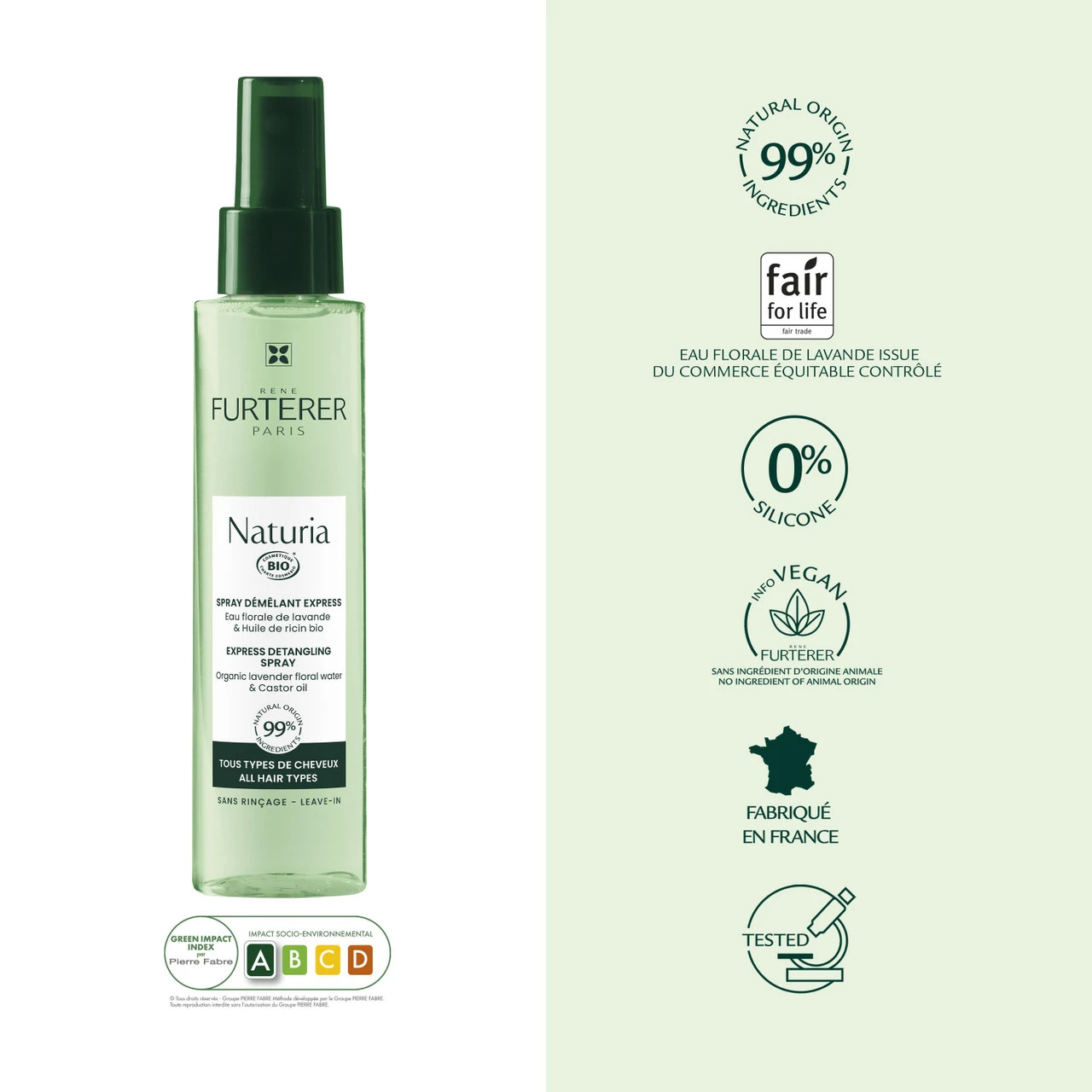 Spray Démêlant Naturia René Furterer 200ml 6 Spray Démêlant Naturia René Furterer 200ml – Image 4