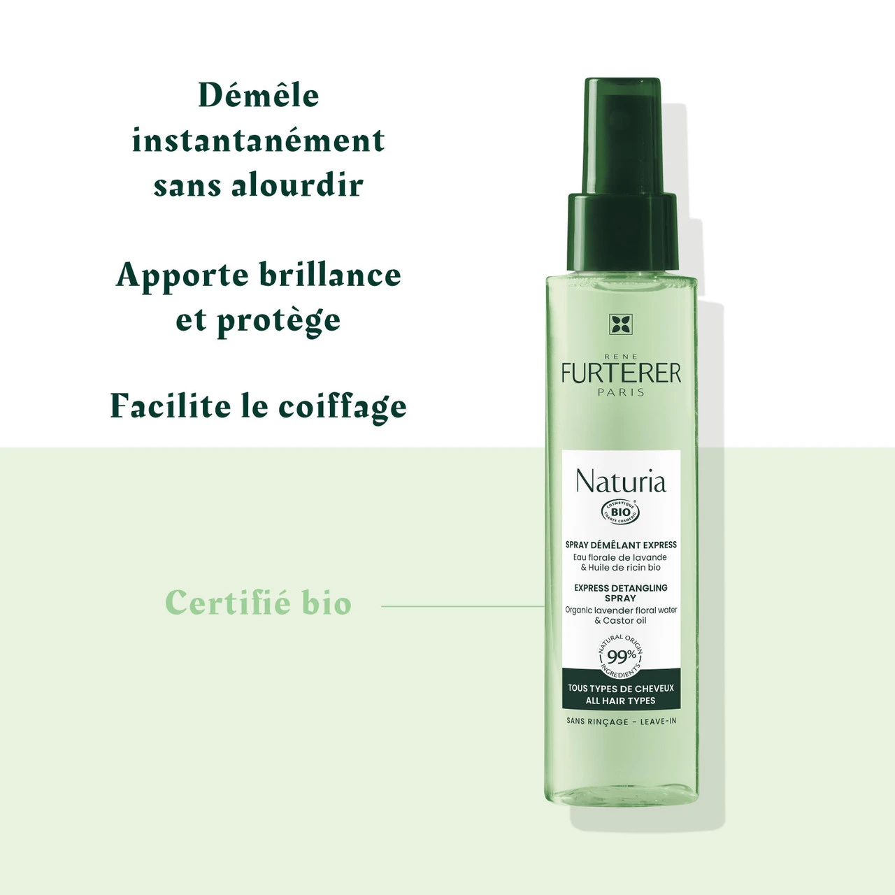 Spray Démêlant Naturia René Furterer 200ml 7 Spray Démêlant Naturia René Furterer 200ml – Image 5