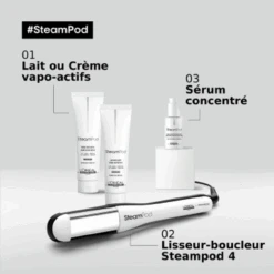 Pack Steampod 4 Cheveux Épais L'Oréal Professionnel -Hair Store Fr Boutique Sans titre 4 69526.1684922404