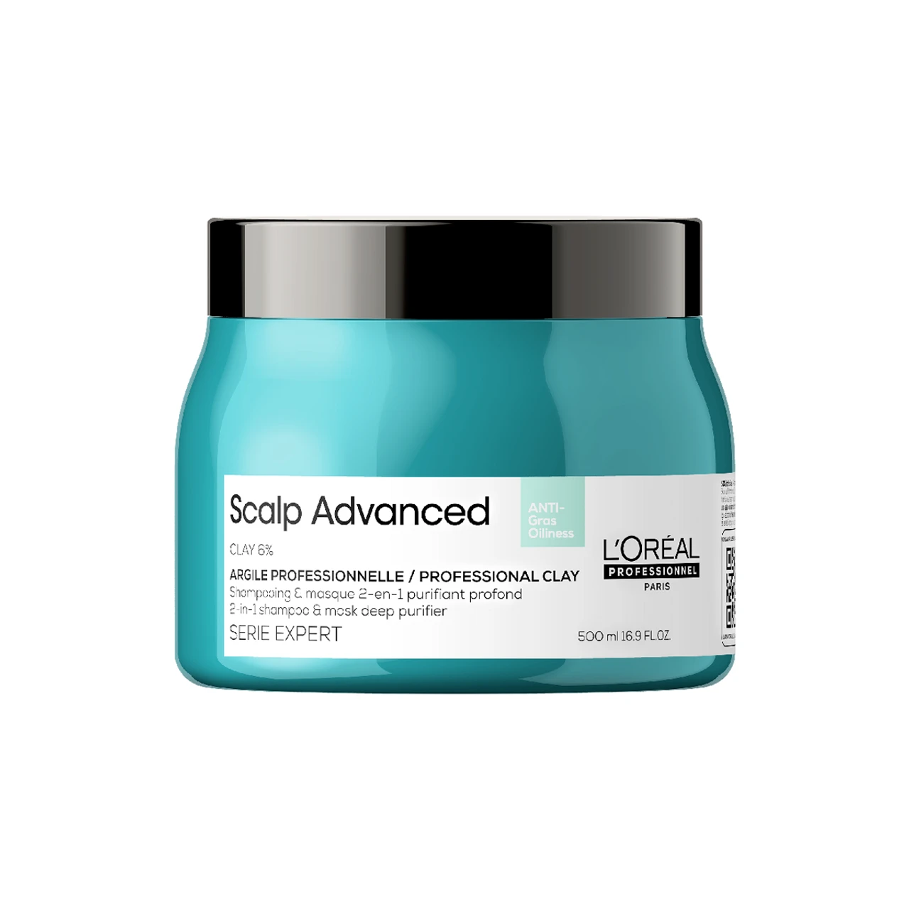 Argile 2-en-1 Purifiante Anti Gras Scalp Advanced L'Oréal 500ml 3 Argile 2-en-1 Purifiante Anti Gras Scalp Advanced L'Oréal 500ml